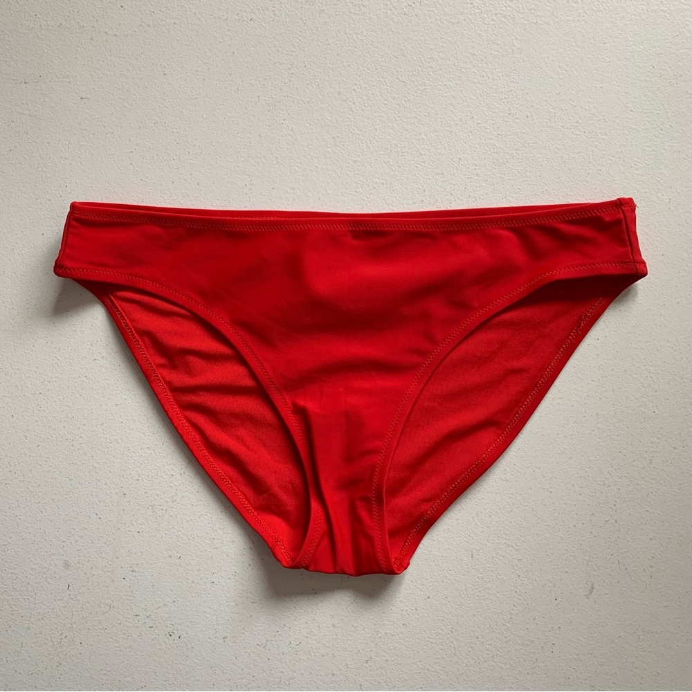 Aerie Red Bikini Bottom Size Medium Swimwear NWT